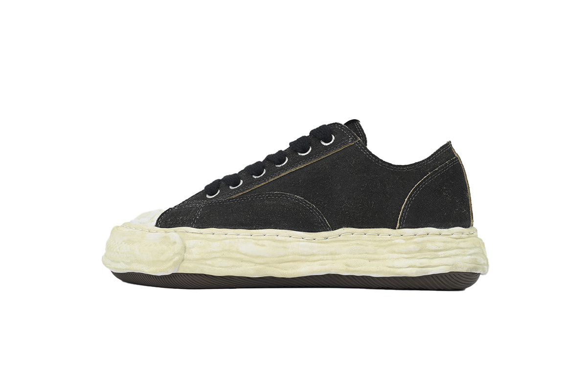 Maison Mihara Yasuhiro Peterson 23 OG Dyed Sole Canvas Low Black NO.811 A15FW724