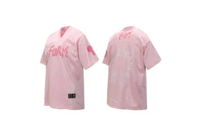 Chrome Hearts Love You Mesh Sports T-shirt Pink 01
