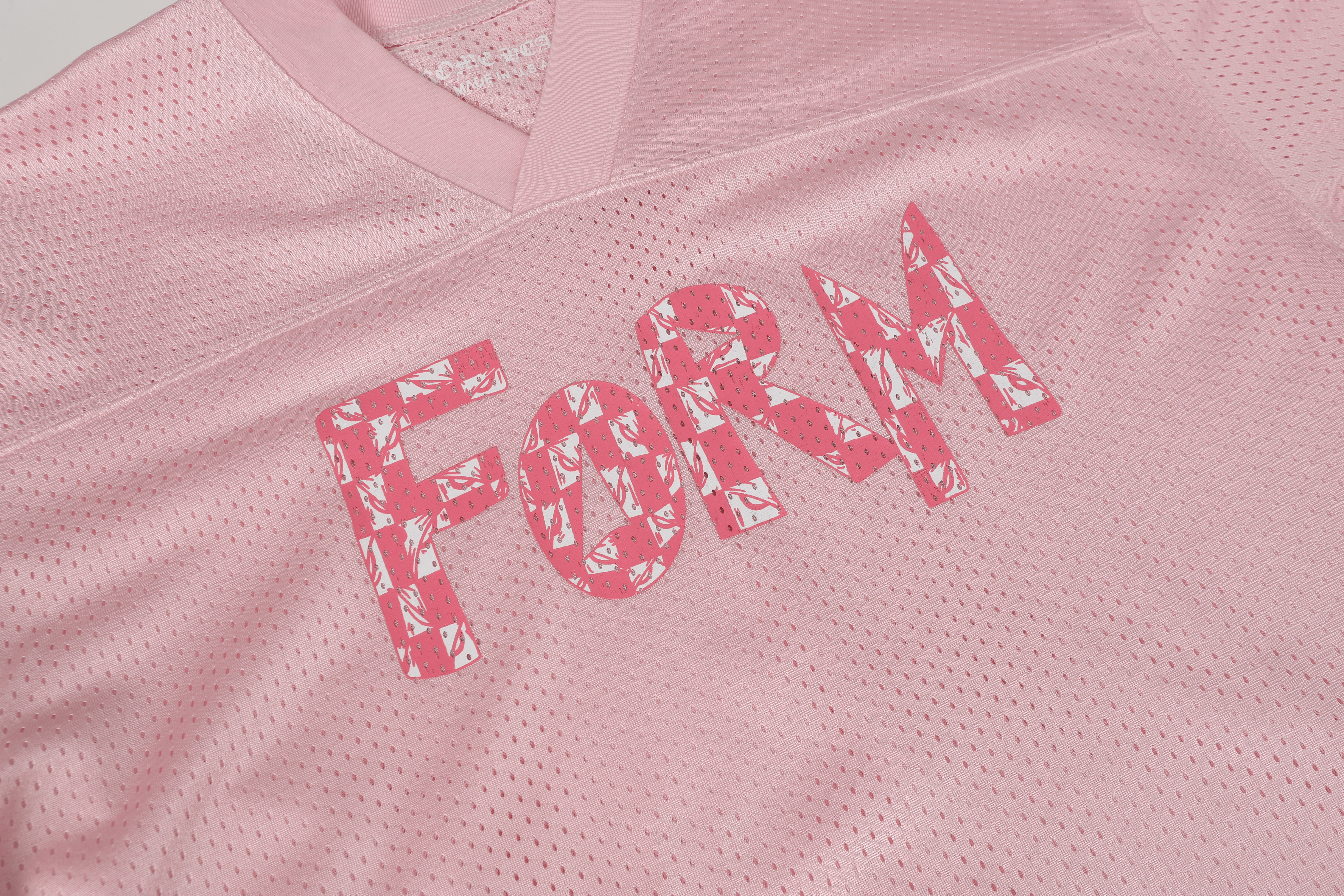 Chrome Hearts Love You Mesh Sports T-shirt Pink