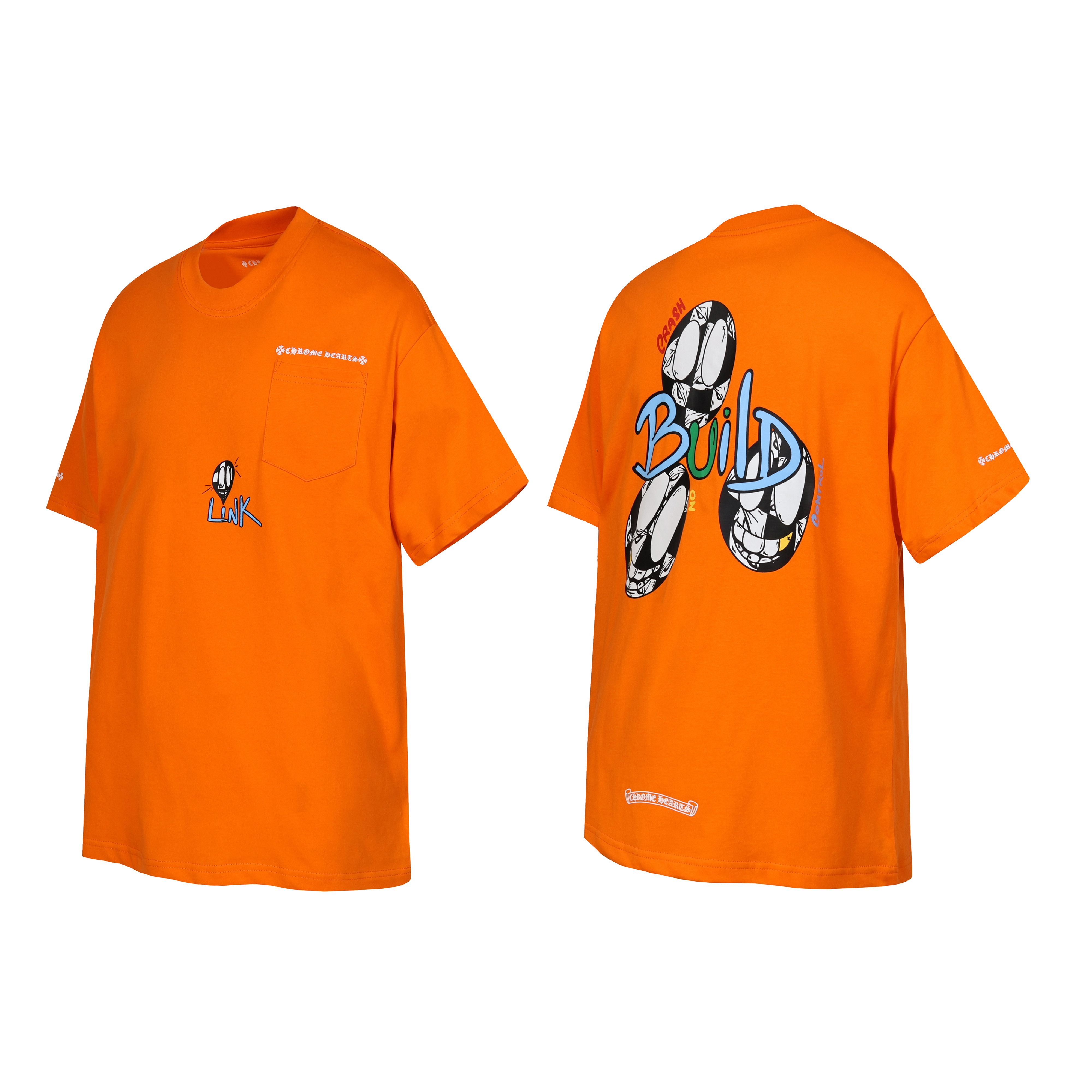 Chrome Hearts Matty Boy Link & Build T-Shirt Orange