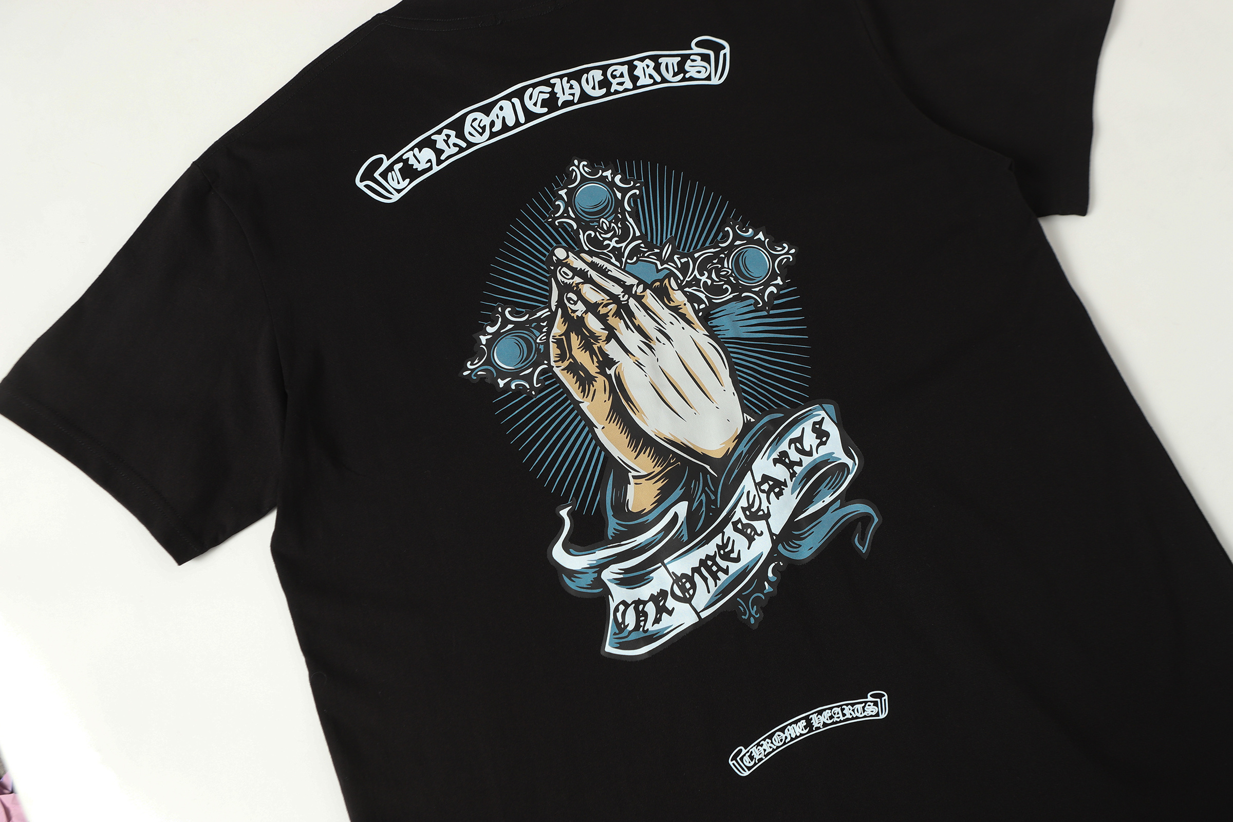 Chrome Hearts Praying Hands T-Shirt Black