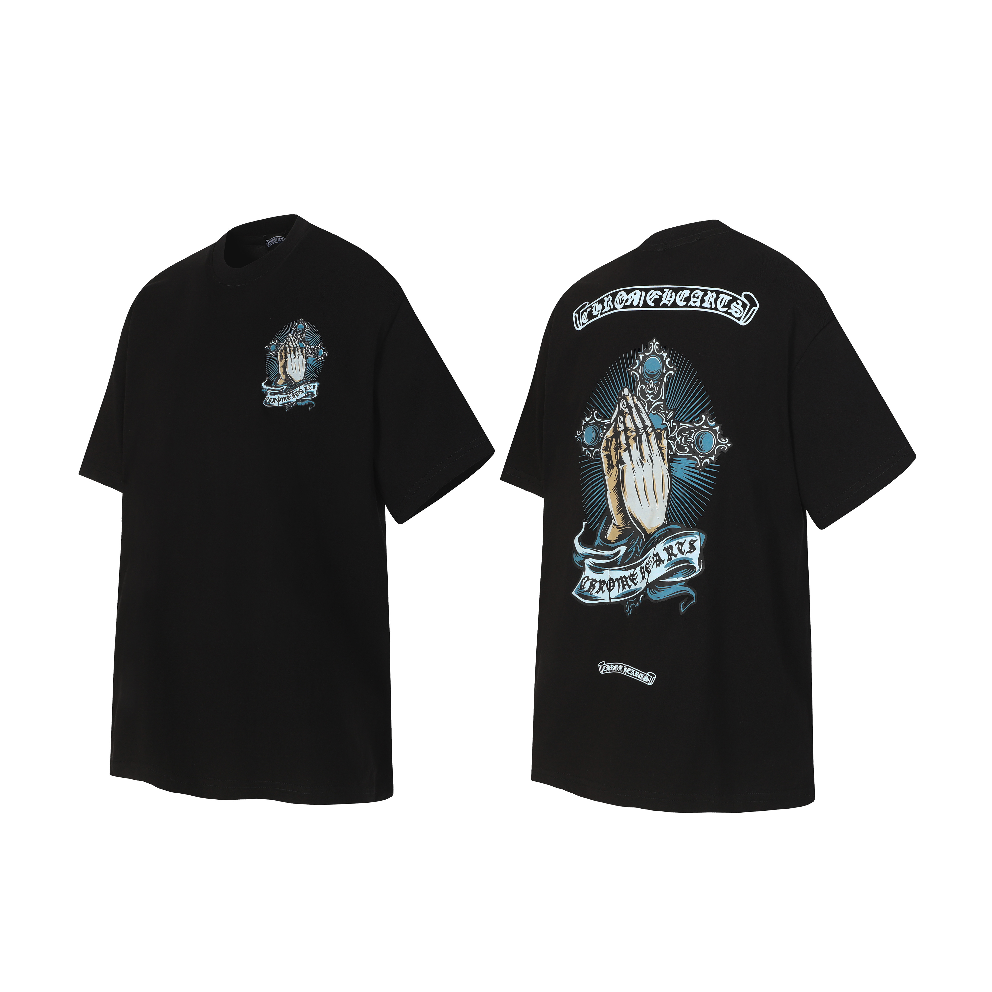 Chrome Hearts Praying Hands T-Shirt Black