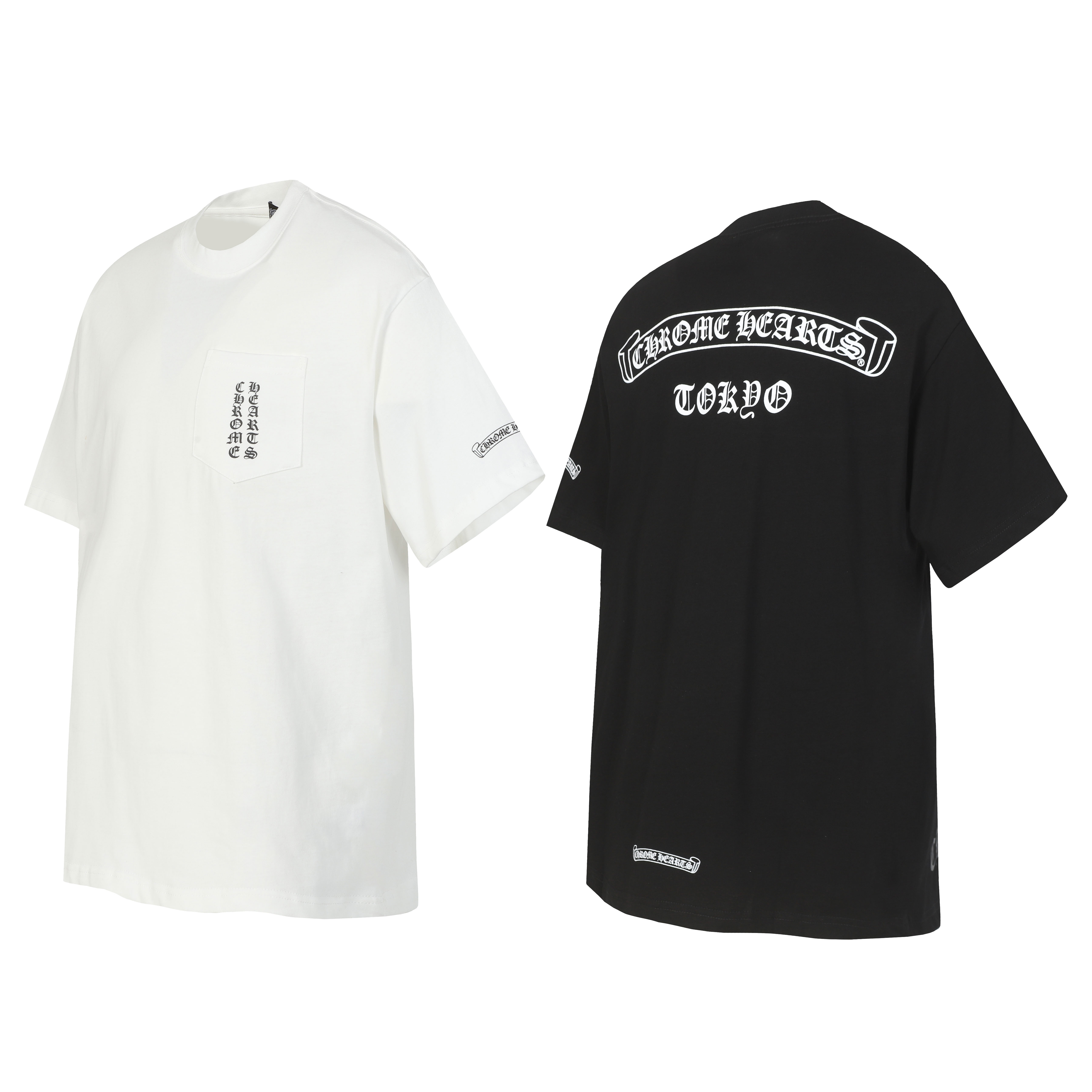Chrome Hearts Scroll Logo Tokyo T-Shirt
