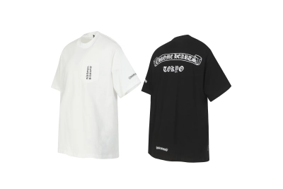 Chrome Hearts Scroll Logo Tokyo T-Shirt 01