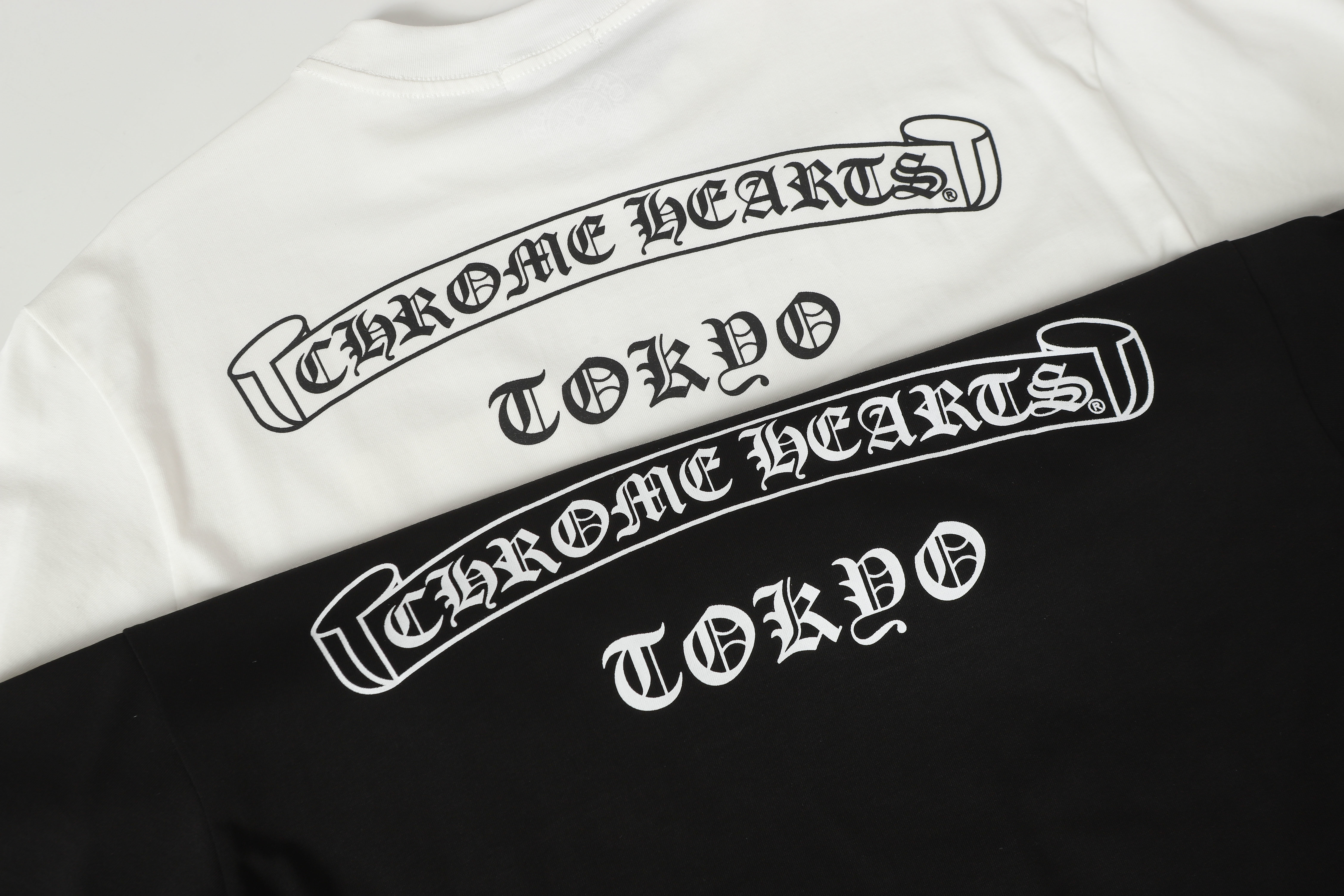 Chrome Hearts Scroll Logo Tokyo T-Shirt