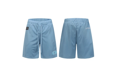 Chrome Hearts Sports Mesh Varsity Shorts Blue 01