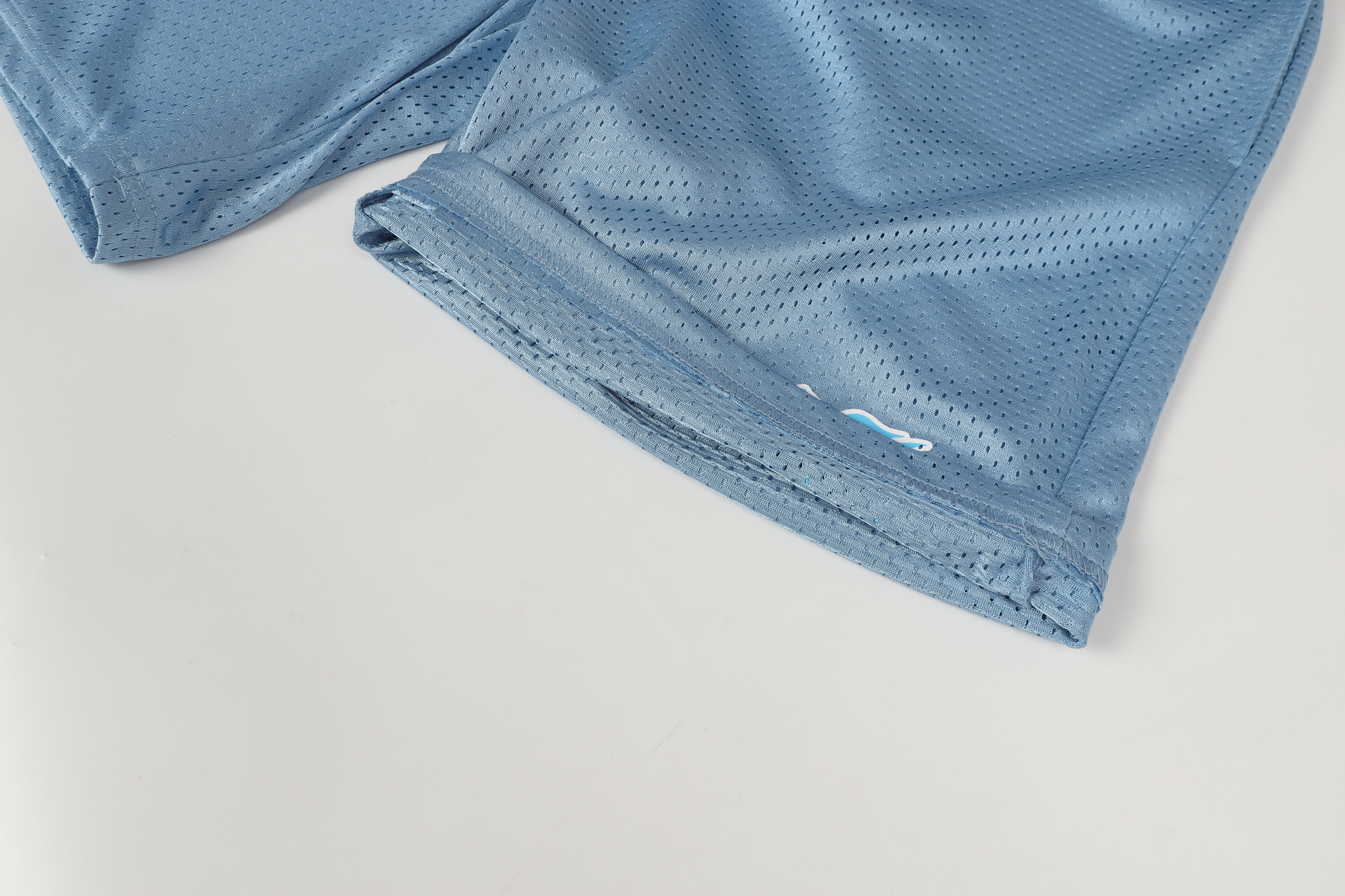Chrome Hearts Sports Mesh Varsity Shorts Blue