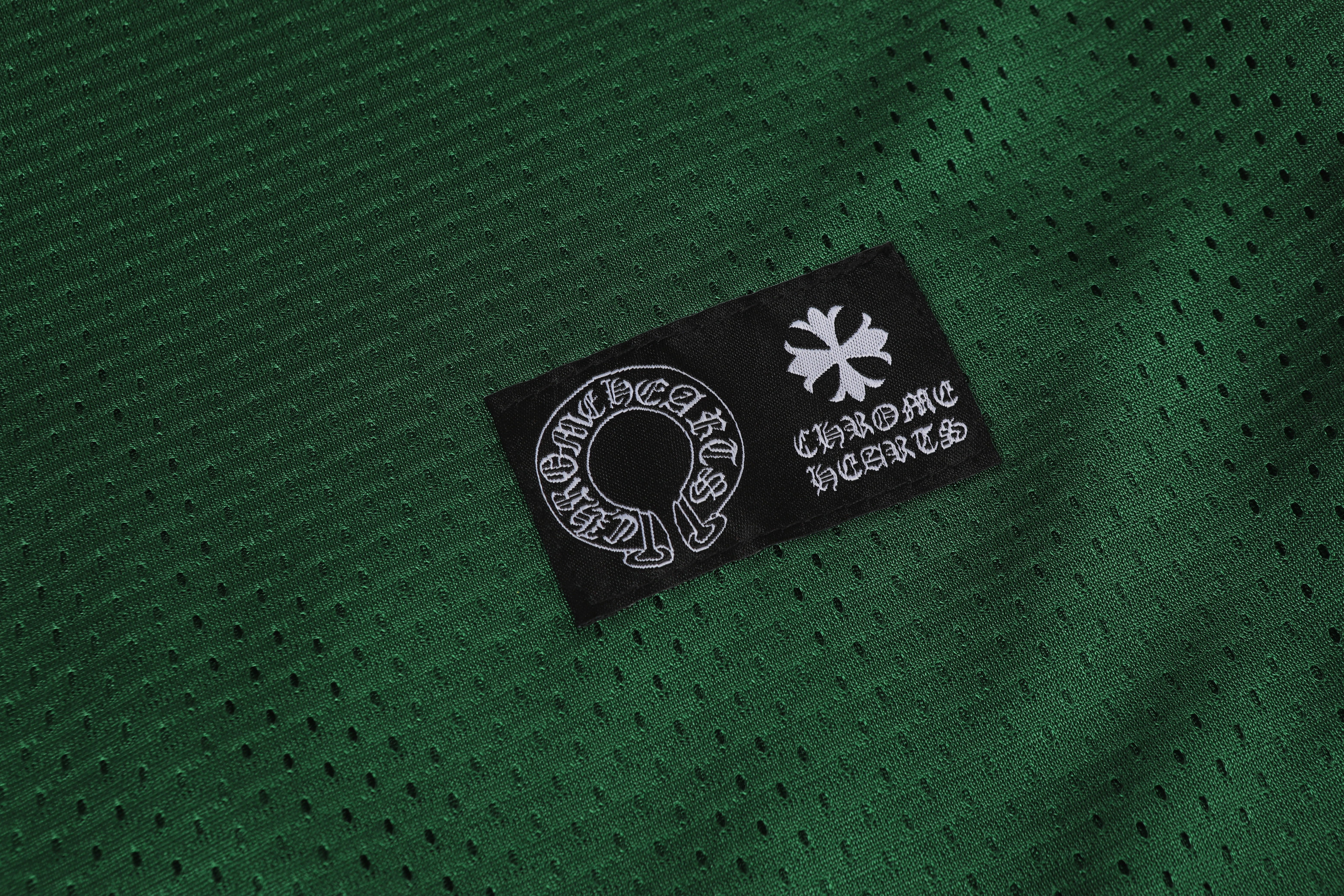 Chrome Hearts Stadium Mesh Short Sleeve Jersey Green