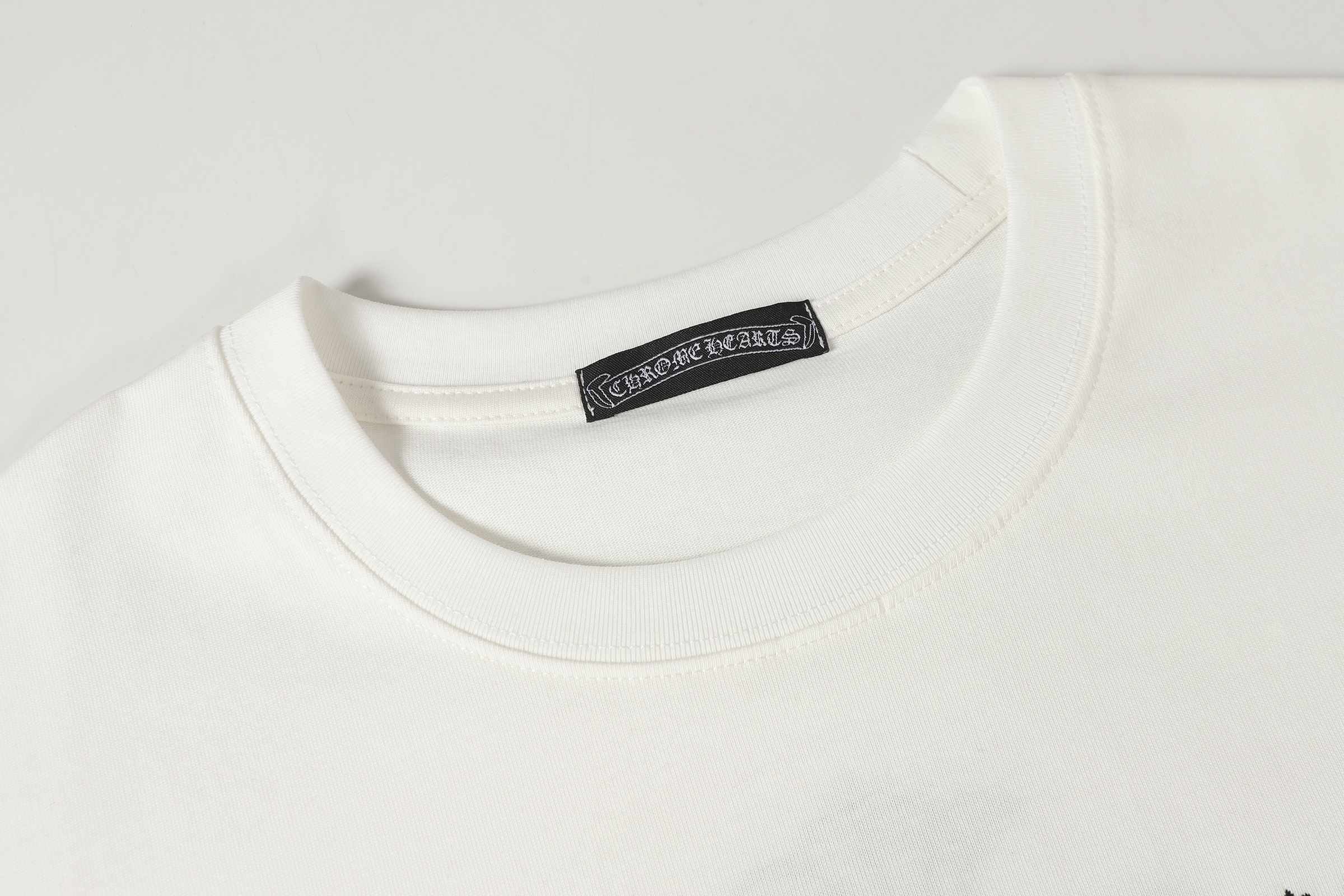 Chrome Hearts 3 Cross T-Shirt Black/White