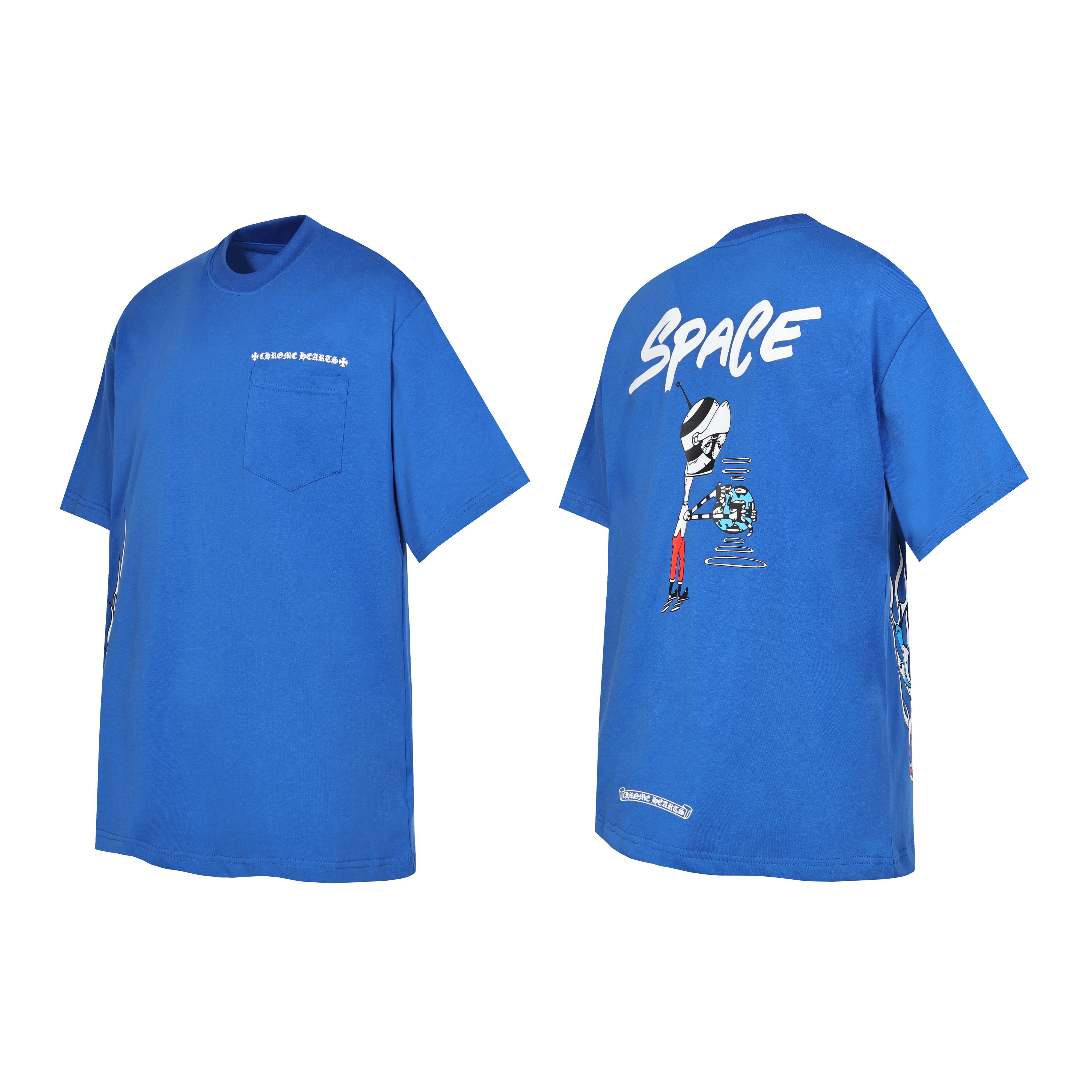 Chrome Hearts Matty Boy Space T-Shirt Blue