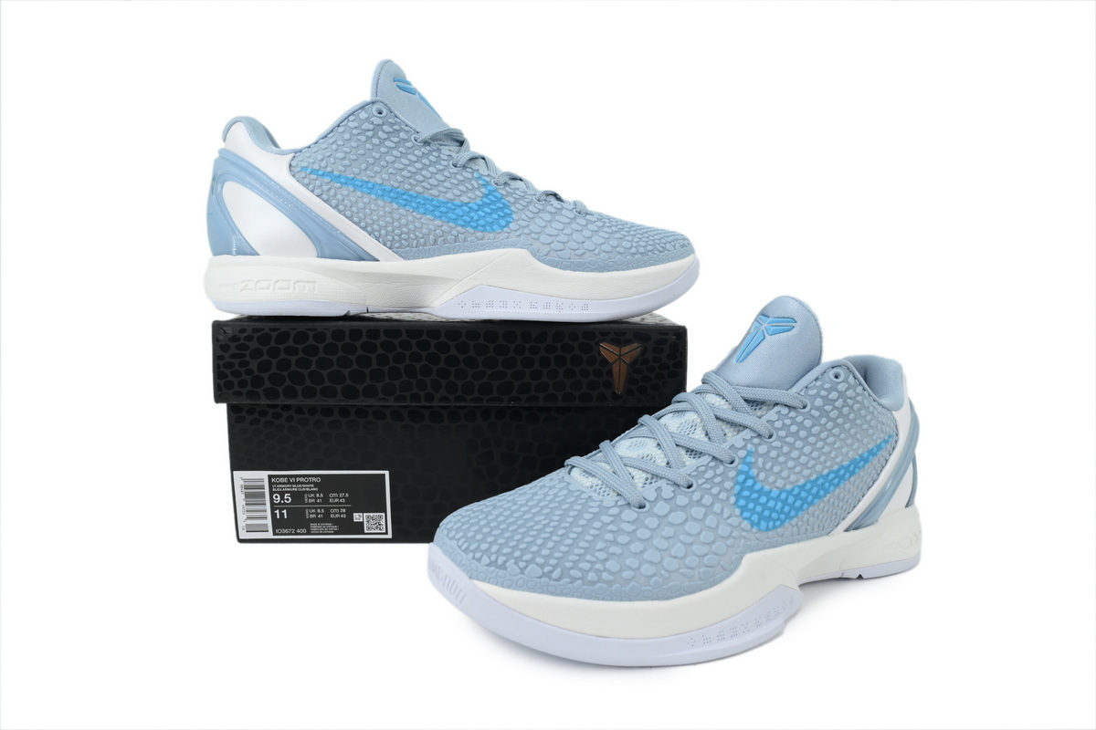 Nike Kobe 6 Protro Caitlin Clark Light Armory Blue IO3672-400