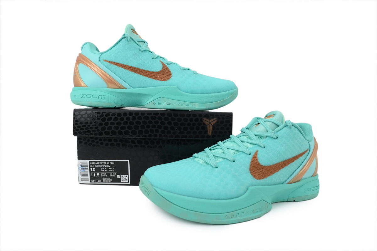Nike Kobe 6 Protro Jalen Brunson Statue of Liberty IQ5774-300
