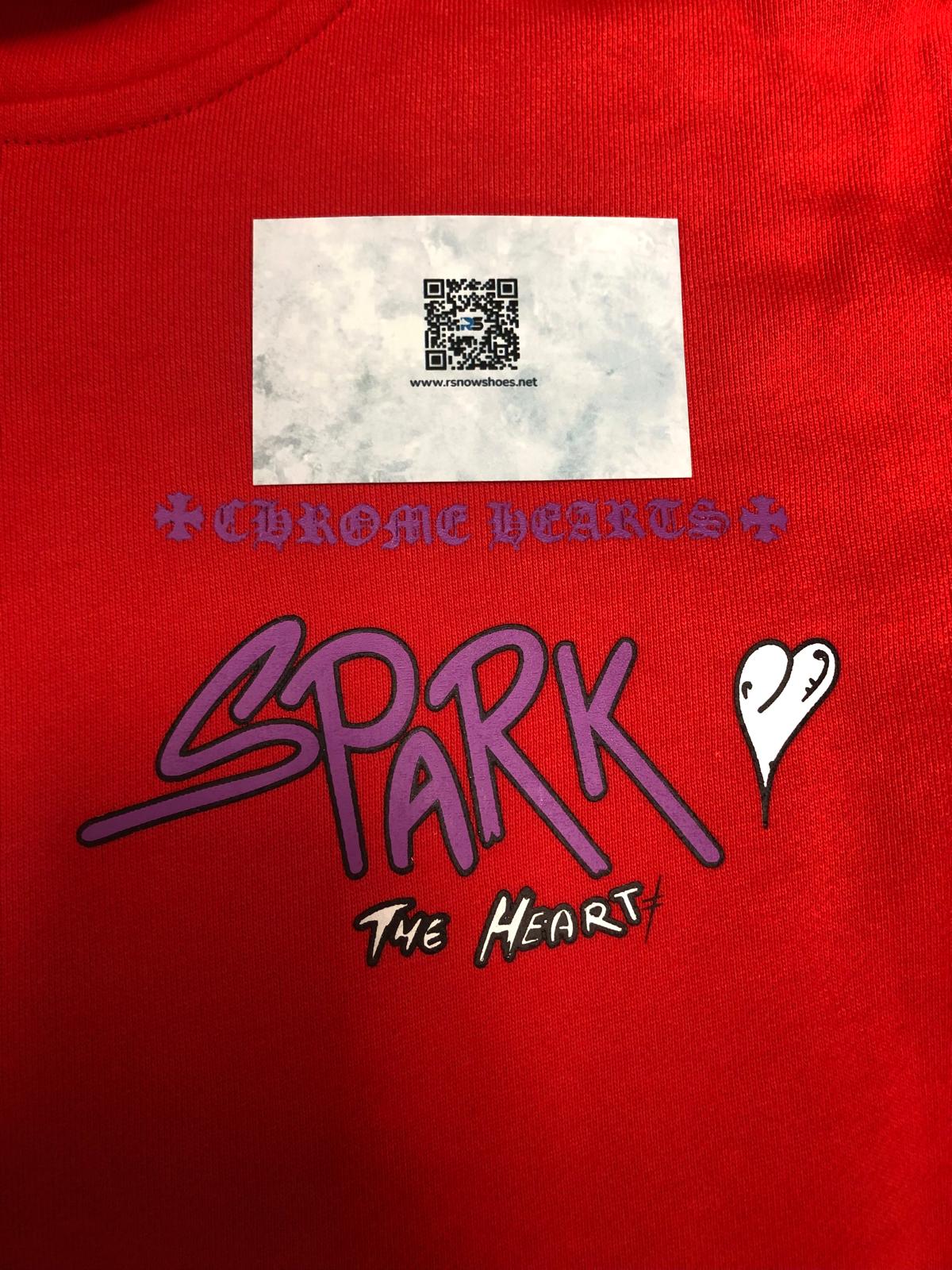 Chrome Hearts Matty Boy Sadistic Lipstick Hoodie Red Orange