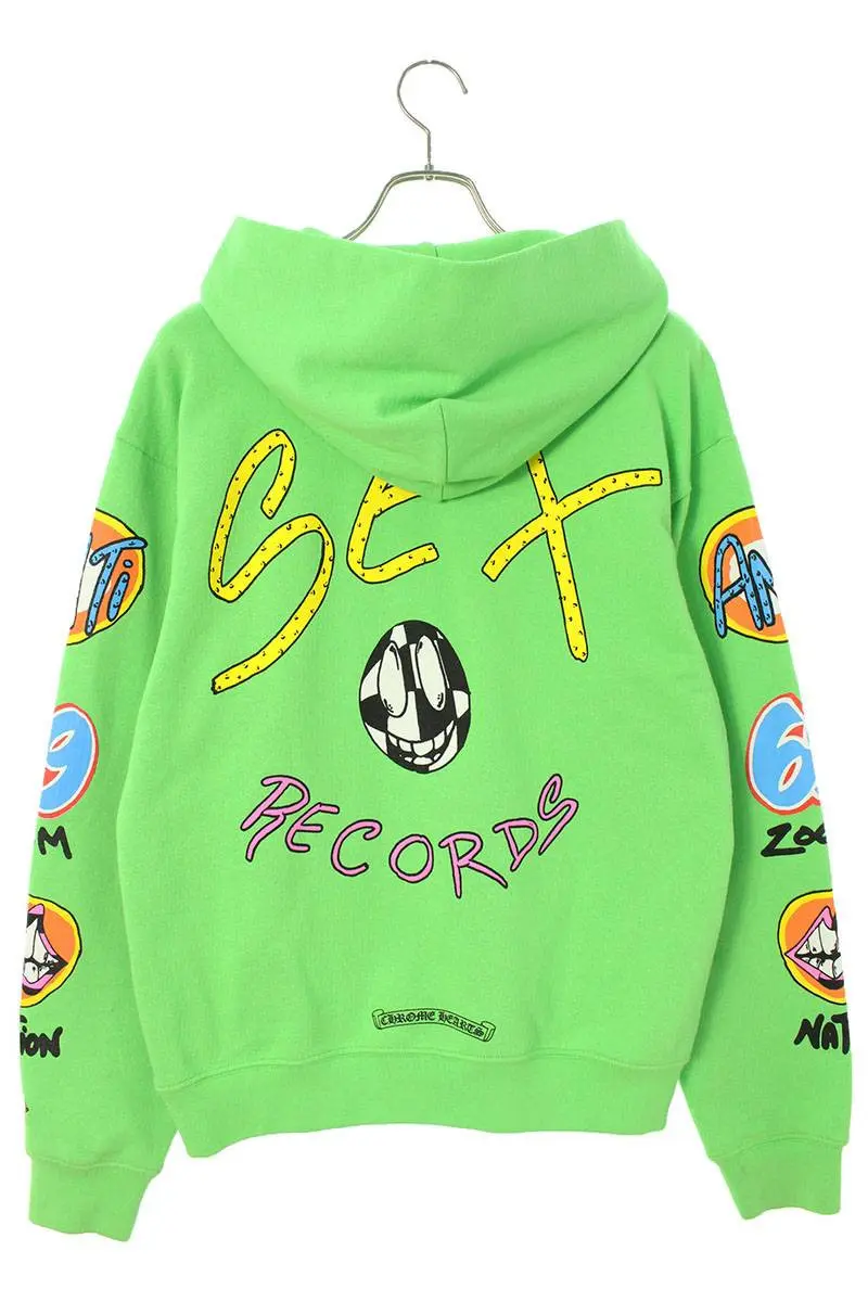 Chrome Hearts Matty Boy Sex Records Hoodie Green