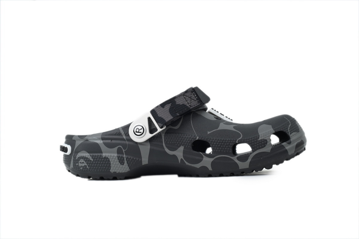 Crocs Classic Clog A Bathing Ape ABC Camo Black