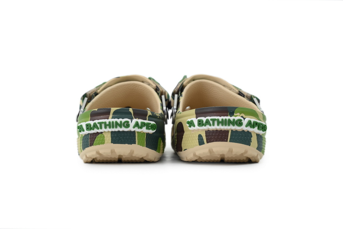 Crocs Classic Clog A Bathing Ape ABC Camo Green 209627-212
