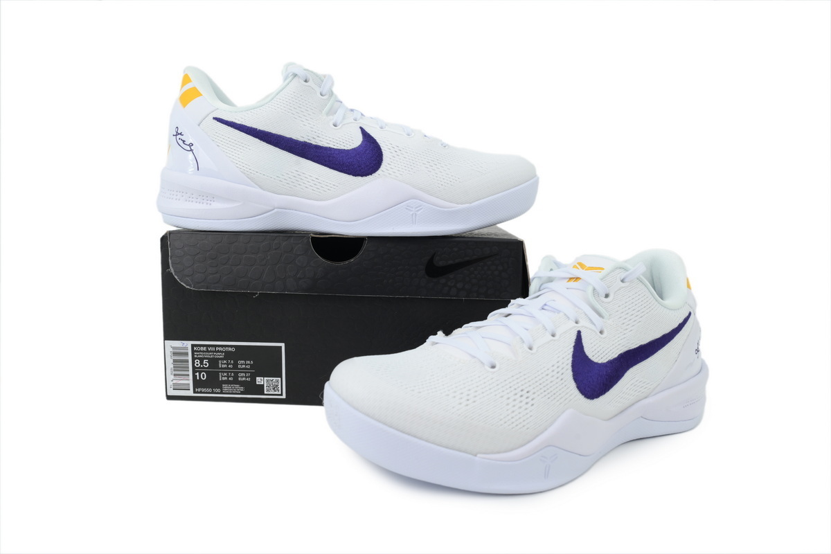 Nike Kobe 8 Protro Lakers Home HF9550-100