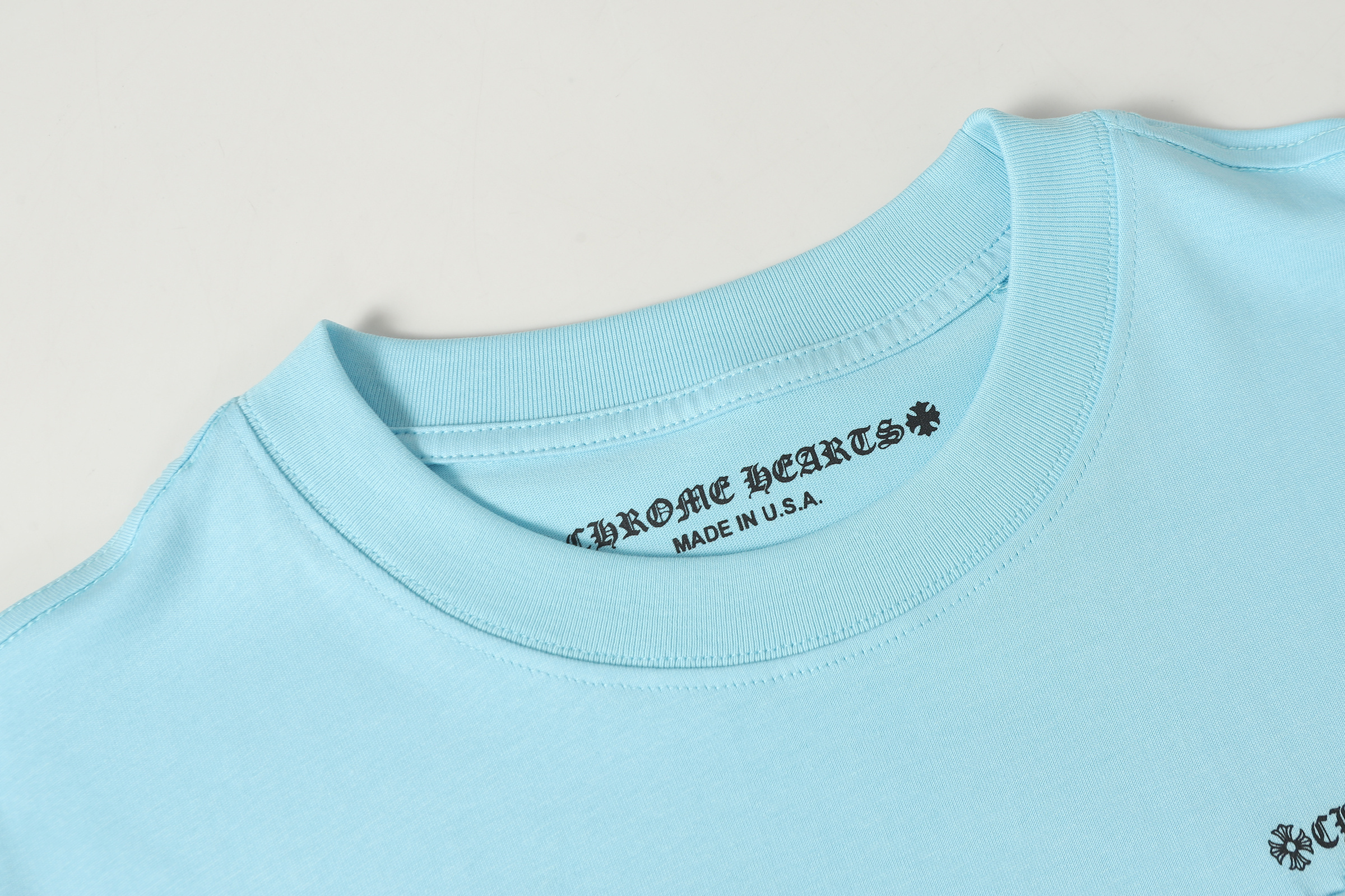 Chrome Hearts Matty Boy Brain New Tee Baby Blue