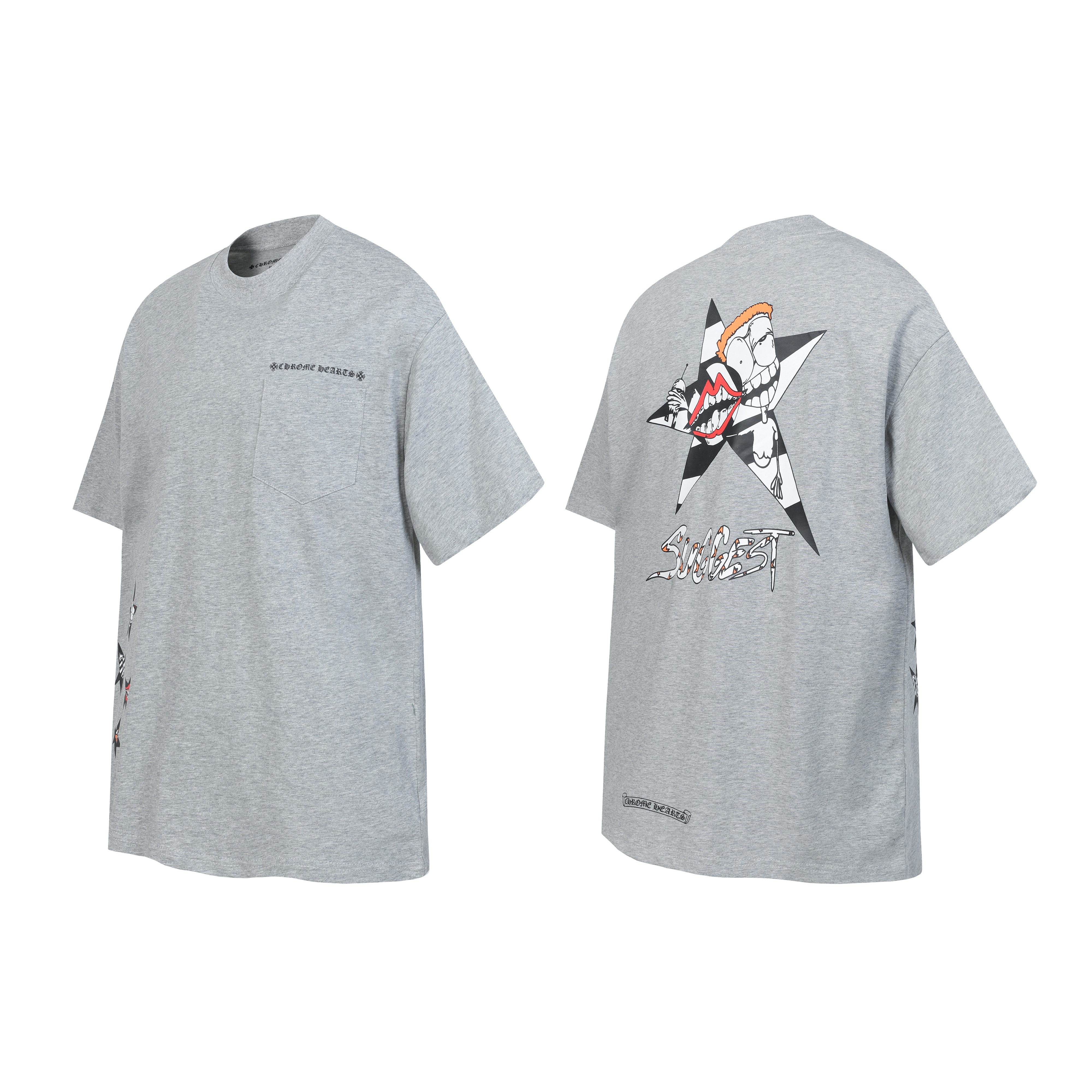 Chrome Hearts Matty Boy Suggest T-Shirt Grey