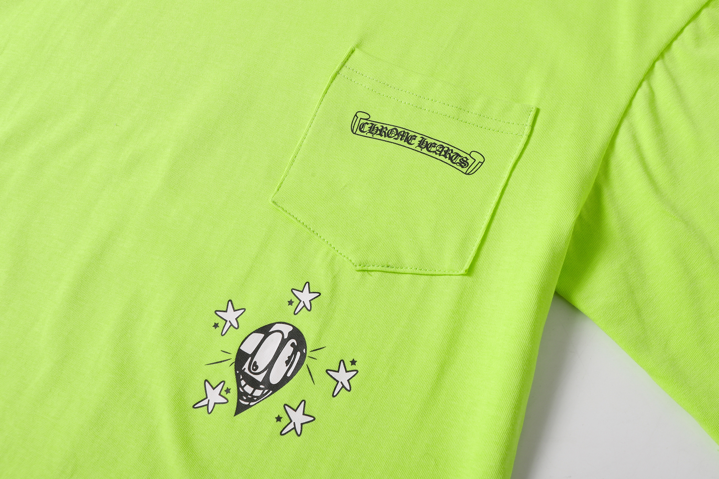 Chrome Hearts Matty Boy Link T-Shirt Lime Green