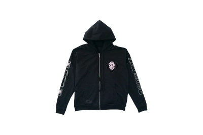 Chrome Hearts Deadly Doll Zip-up Hoodie Black 01