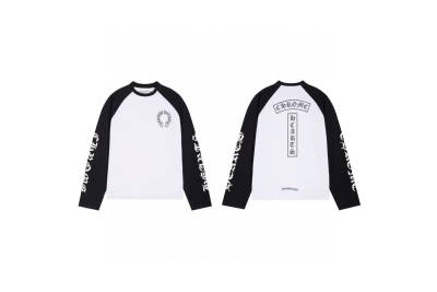 Chrome Hearts Long-Sleeve Shirt White/Black Y82# 01