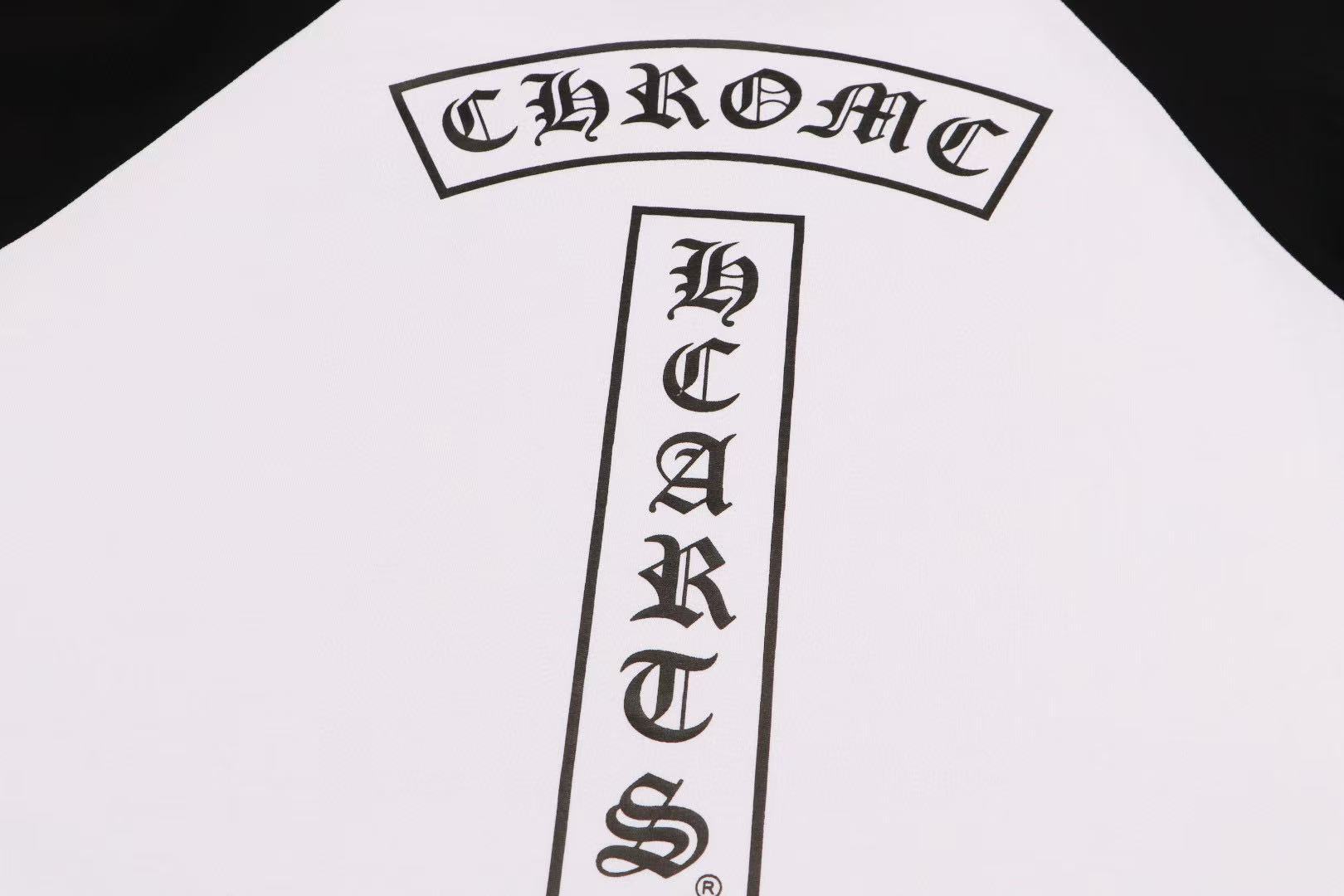 Chrome Hearts Long-Sleeve Shirt White/Black Y82#