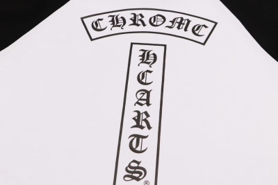 Chrome Hearts Long-Sleeve Shirt White/Black Y82# 02