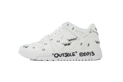 Off White Out of Office OOO Sneakers White Black OMIA189F25LEA0070110 01