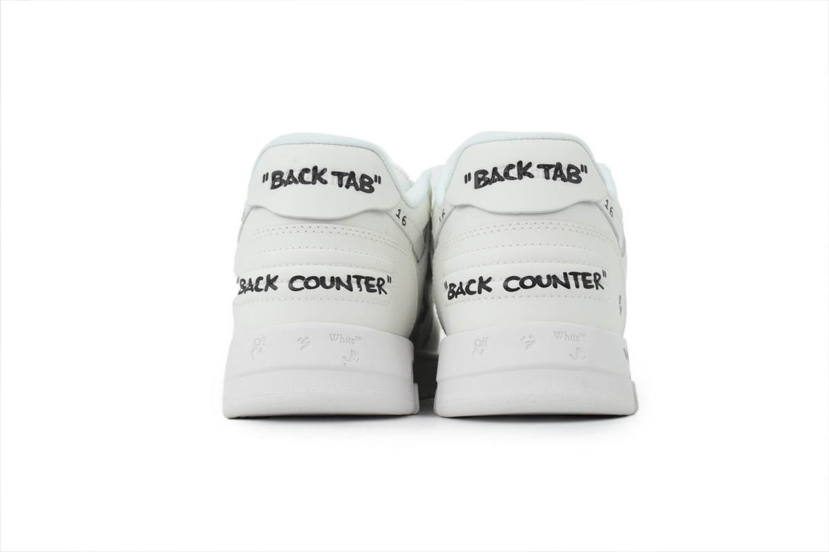 Off White Out of Office OOO Sneakers White Black OMIA189F25LEA0070110