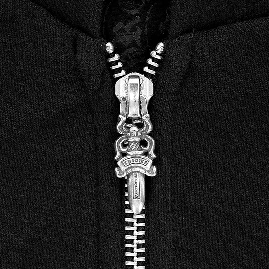 Chrome Hearts Deadly Doll Zip-up Hoodie Black