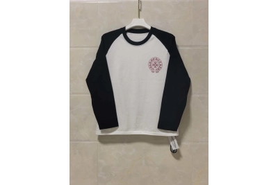 Chrome Hearts Long-Sleeve Shirt White/Black Y85# 01