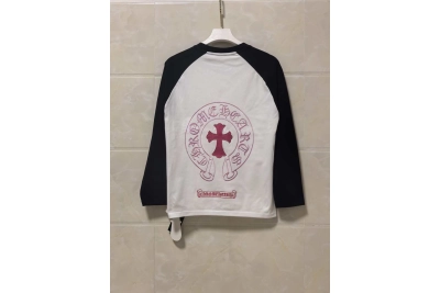 Chrome Hearts Long-Sleeve Shirt White/Black Y85# 02