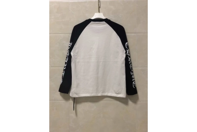 Chrome Hearts Long-Sleeve Shirt White/Black Y86# 02