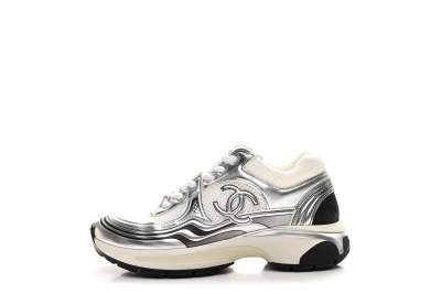 CC Logo Sneaker White Silver 01