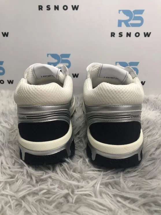 CC Logo Sneaker White Silver
