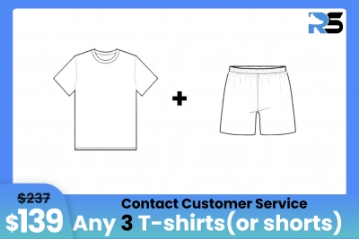 Combo: $139 Get 3 T-shirts (or shorts) 01