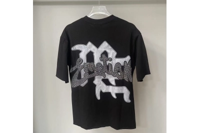 MIXED EMOTION Black Rhinestone Cropped Tee 02