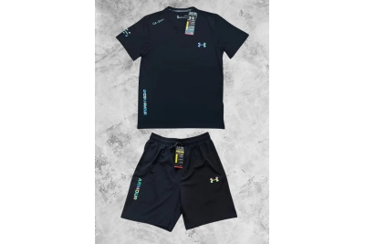 Ensemble Under Armour Reflective Running Tracksuit Short Black 01