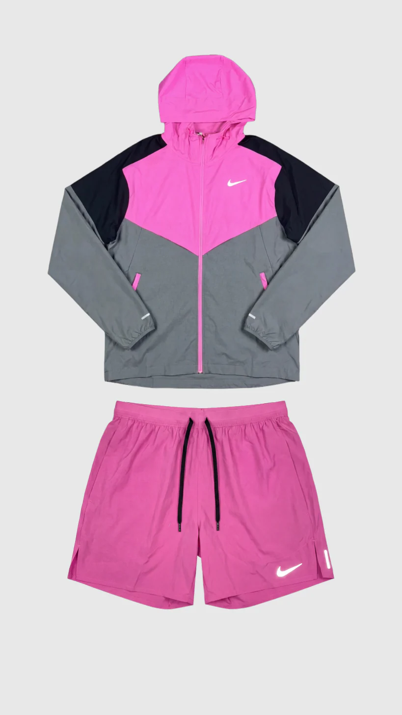 Nike Windrunner & 7” Challenger Short Set Playful Pink
