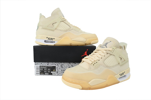 Jordan 4s Retro Off-White Sail Relica
