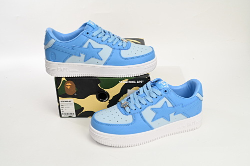 A Bathing Ape Bape Sta Low All Sky Blue 1J20-191-006-SAX