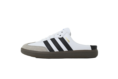 fake adidas Samba Mule White Black Gum 
