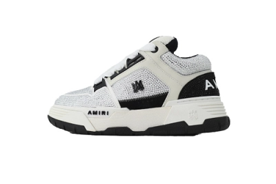 AMIRI MA-1 Sneakers White Black Diamond 01