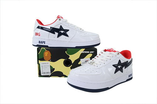 KidSuper × A BATHING APE BAPE STA ENG White