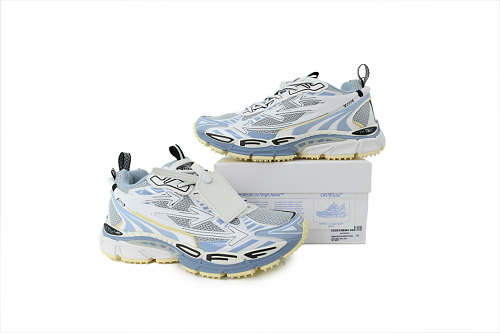 Off-White Be Right Back Blue And White