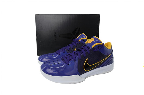 kobe 4 undefeated purple relica

