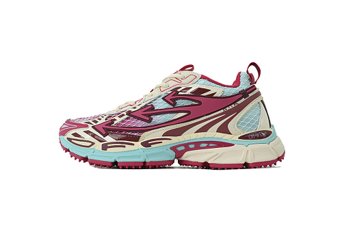 Off-White Be Right Back Powder Blue Coral Red Relica