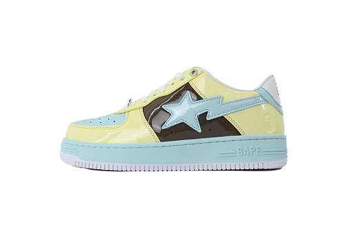 Fake A Bathing Ape Bape Sta Low Yellow Green Brown 