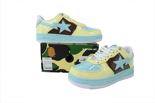Reps Bapesta Sta Low Yellow Green Brown